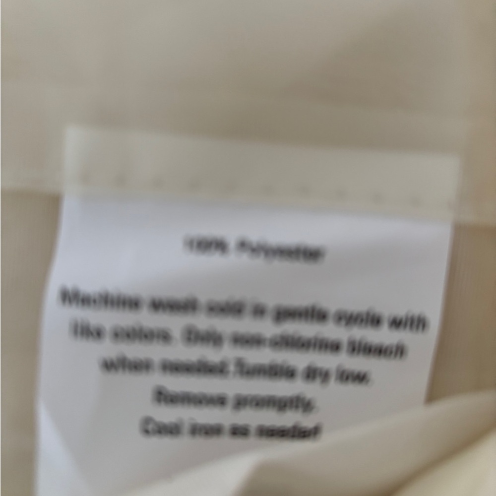 Elegant Cream Curtains - Picture 3 of 4
